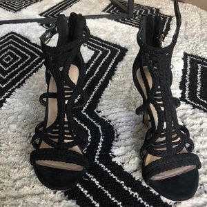 Gorgeous black Aldo stiletto sandals